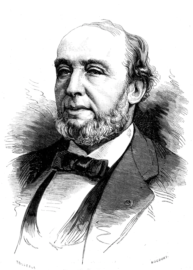 Porträt von Saint-René Taillandier (Ernest Ladrey / Étienne-Gabriel Bocourt / Léon Alexandre Tourfaut)